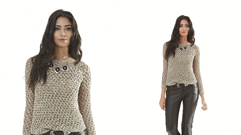 blusa em crochê