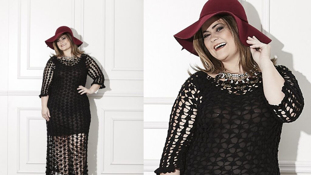 vestido de crochê