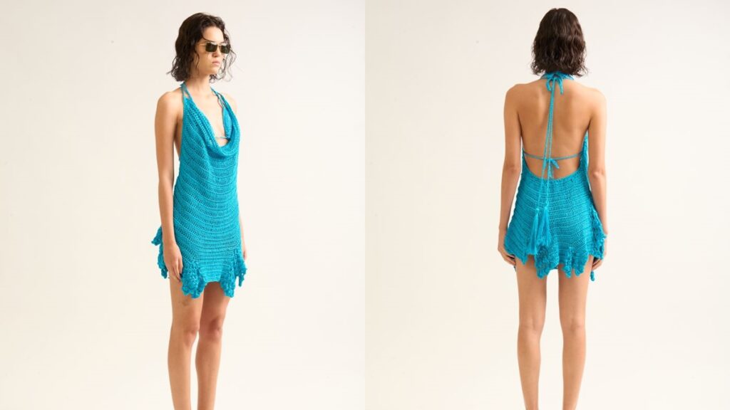 vestido em crochê