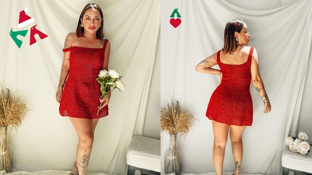 vestido em crochê
