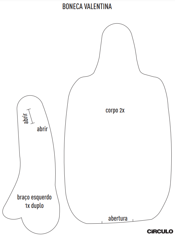 boneca valentina em patchwork