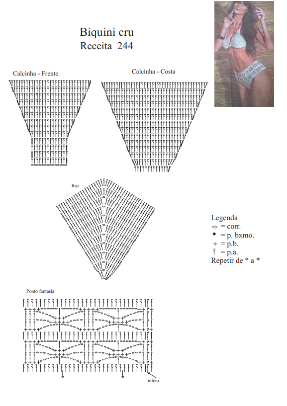 Biquíni em Crochê