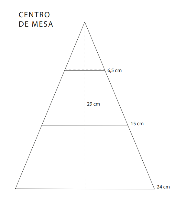 centro de mesa em patchwork