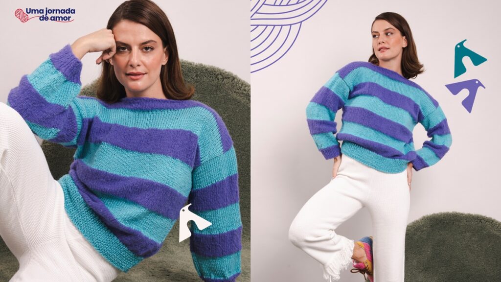 blusa de tricô
