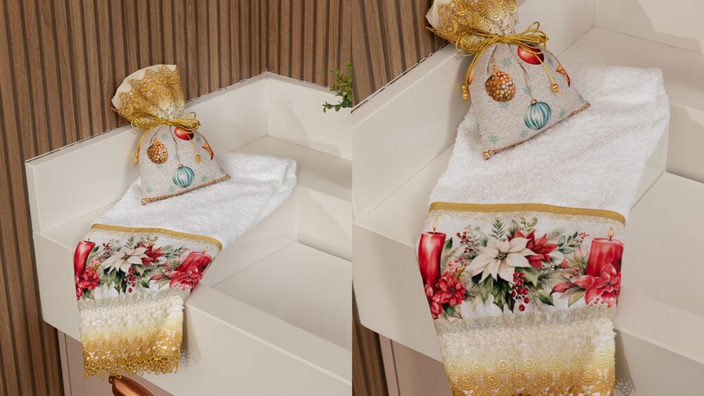 kit lavabo em patchwork