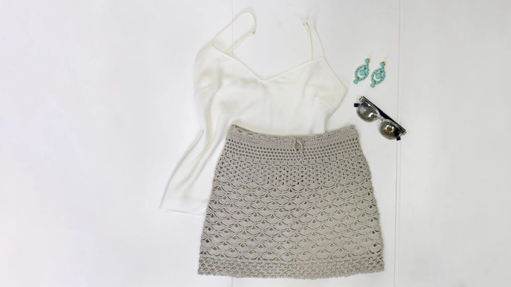 saia de crochê