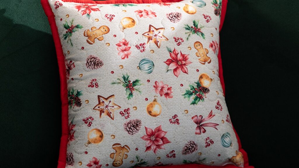 almofada de patchwork