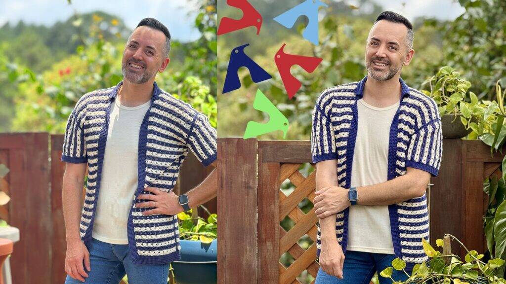camisa de crochê 