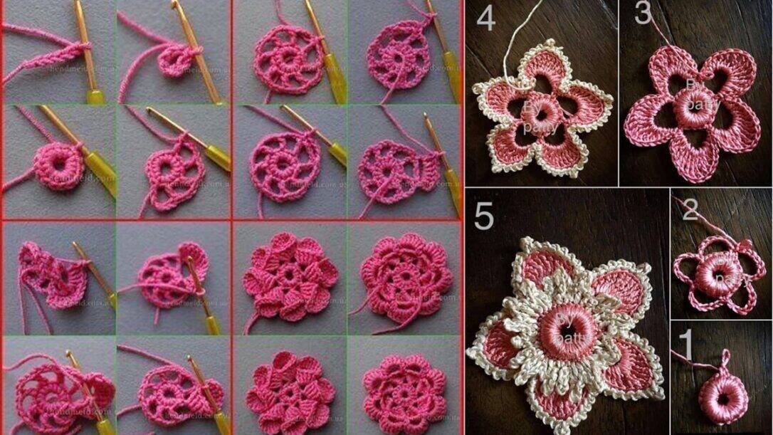 Aprenda a Criar Flores de Crochê Com Passo a Passo Completo!