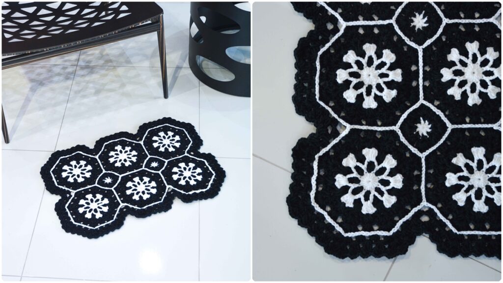 tapete de crochê