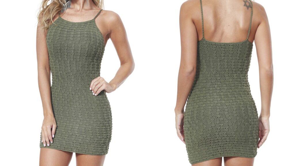 vestido de crochê