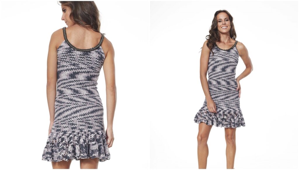 vestido de crochê