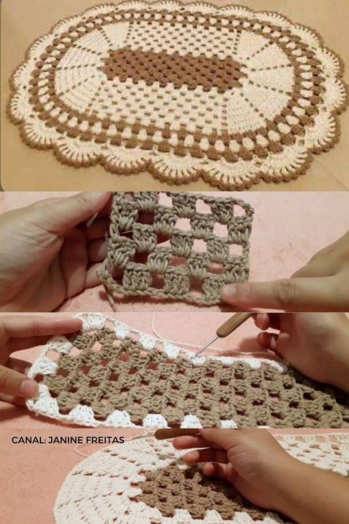 tapetes de crochê