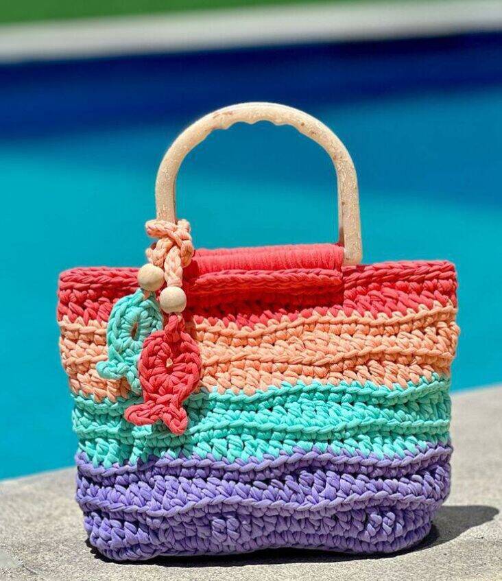 18 bolsas de praia em crochê para arrasar no verão com estilo!