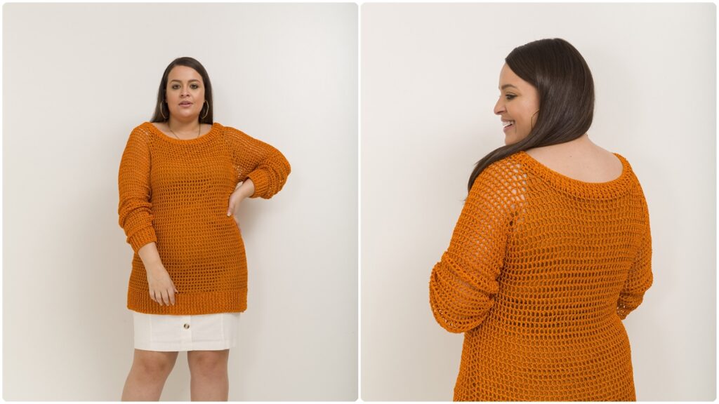 blusa de crochê