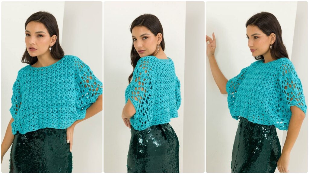 blusa de crochê