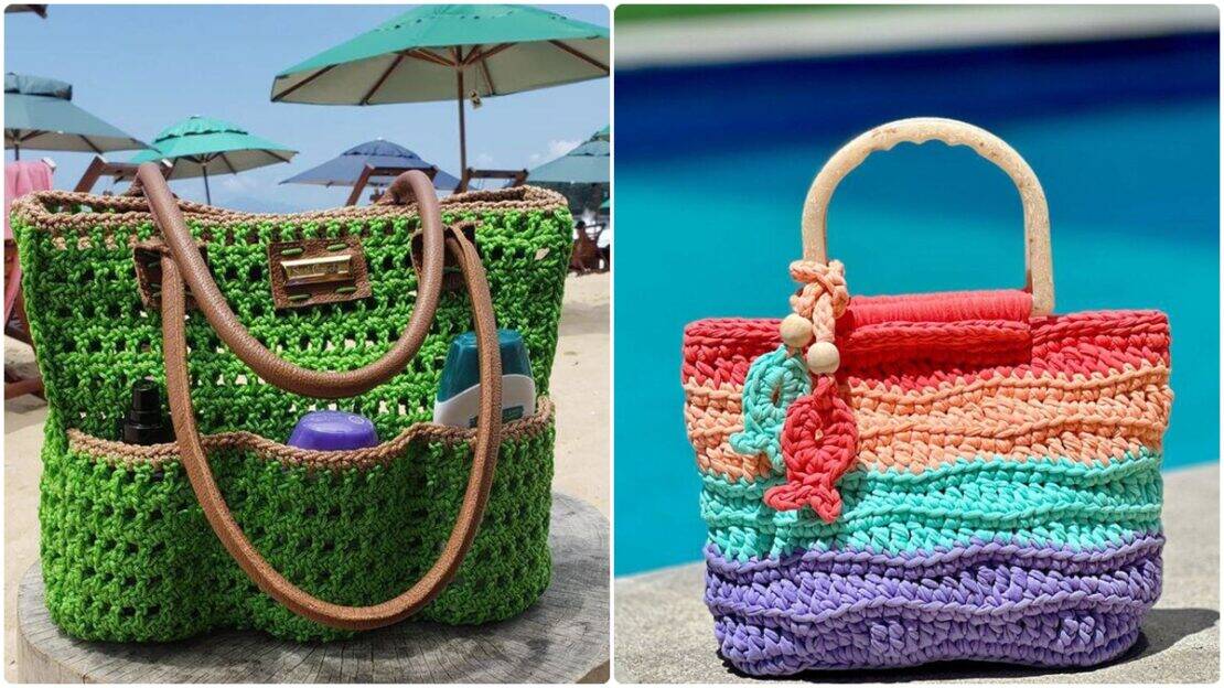 18 Bolsas de Praia em Crochê: Charme e Estilo para Arrasar no Verão!