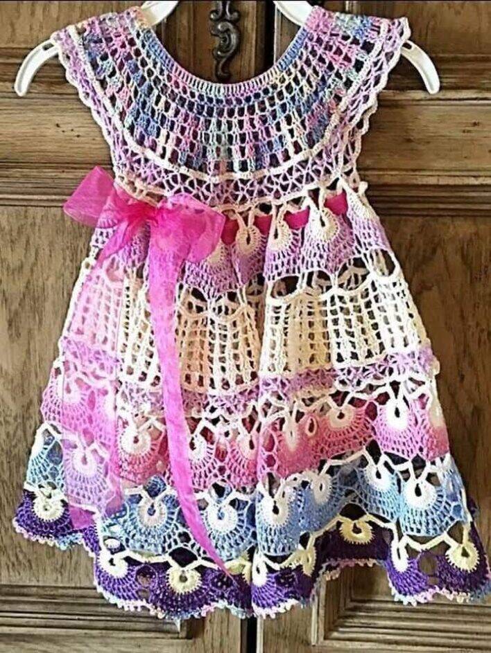 20 Vestidos de Crochê Infantil: Delicadeza e Charme!