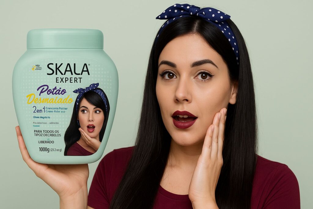 O produto da Skala que elimina o frizz e custa menos que um café – você precisa conhecer!