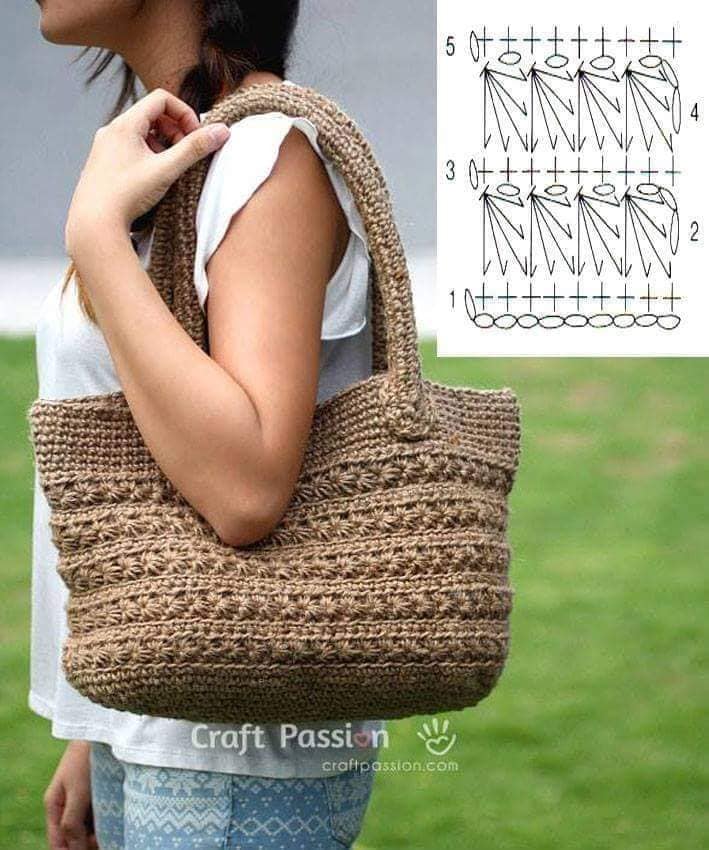 bolsas de crochê