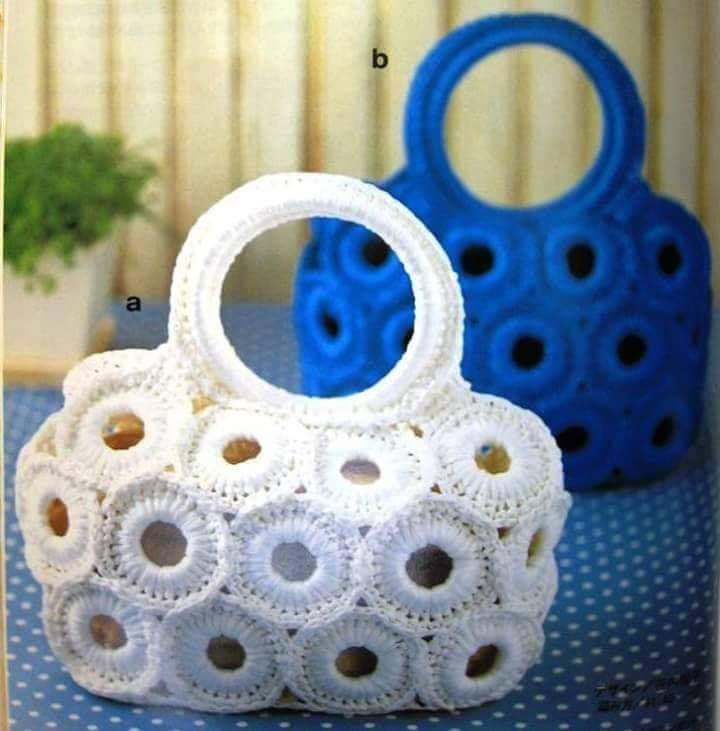 bolsas de crochê