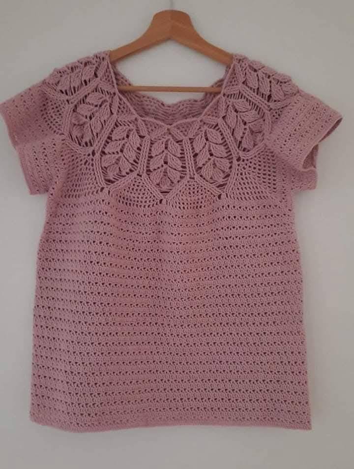 blusas de crochê