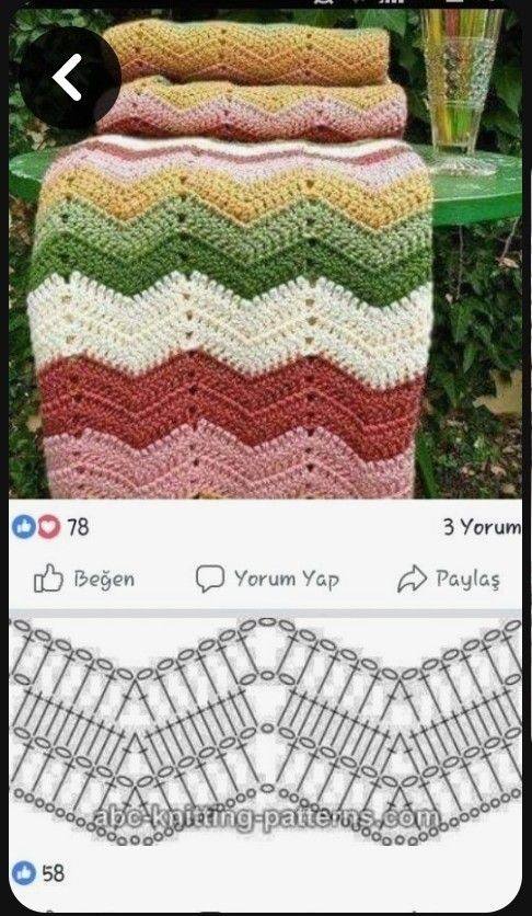 pontos de crochê