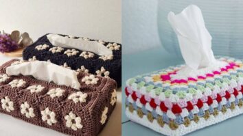 Porta Lenço de Papel de Crochê: Praticidade com Toque Artesanal