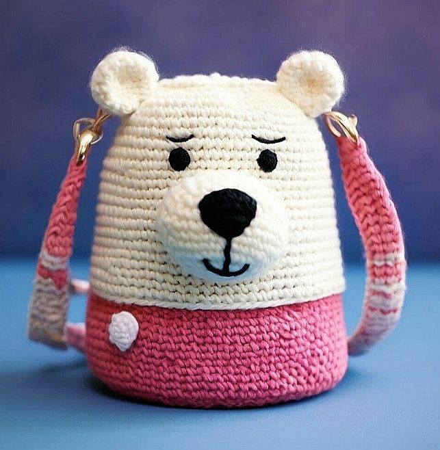 bolsas de crochê infantil