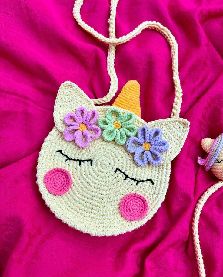 bolsas de crochê infantil