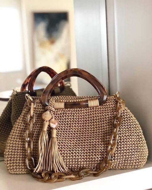 bolsas de crochê