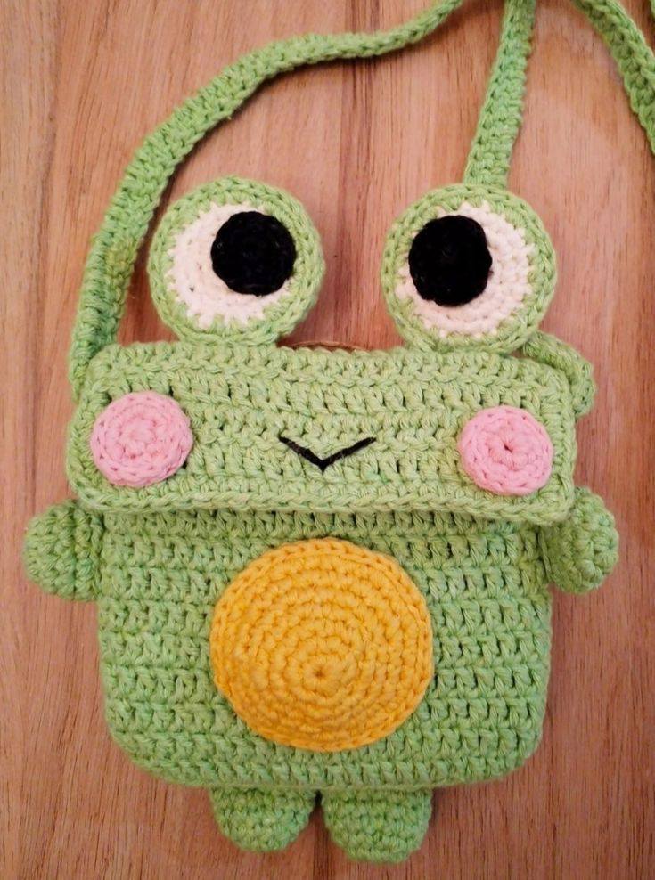 bolsas de crochê infantil