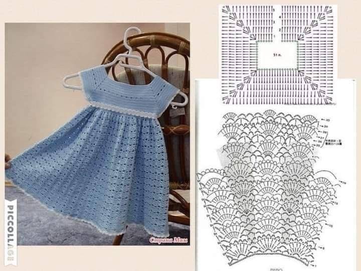vestidos de crochê