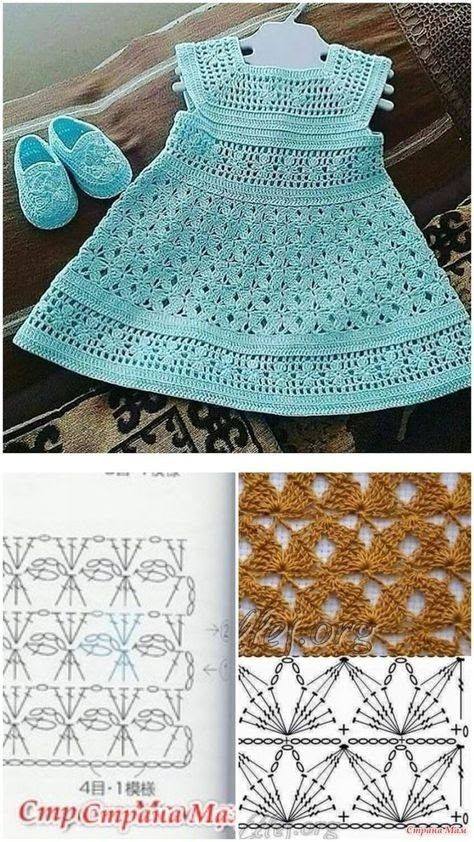 vestidos de crochê