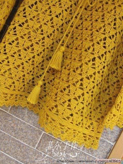 casacos de crochê