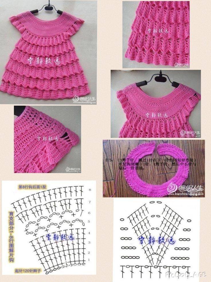 vestidos de crochê