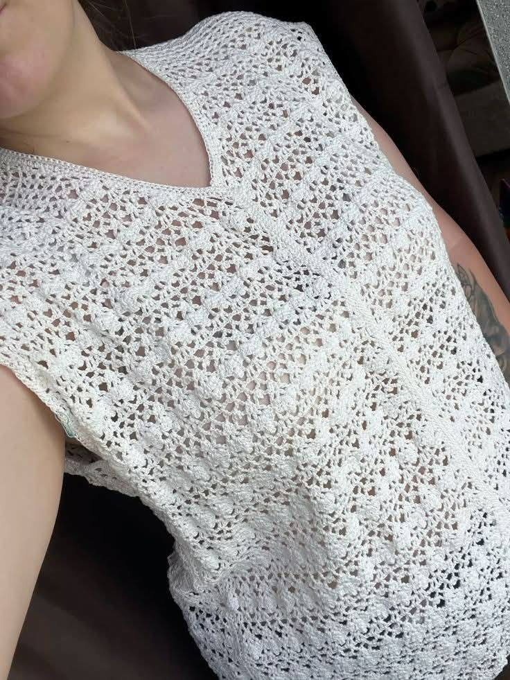 blusas de crochê e tricô