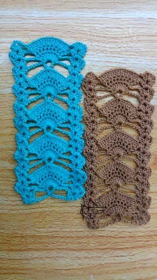 pontos de crochê