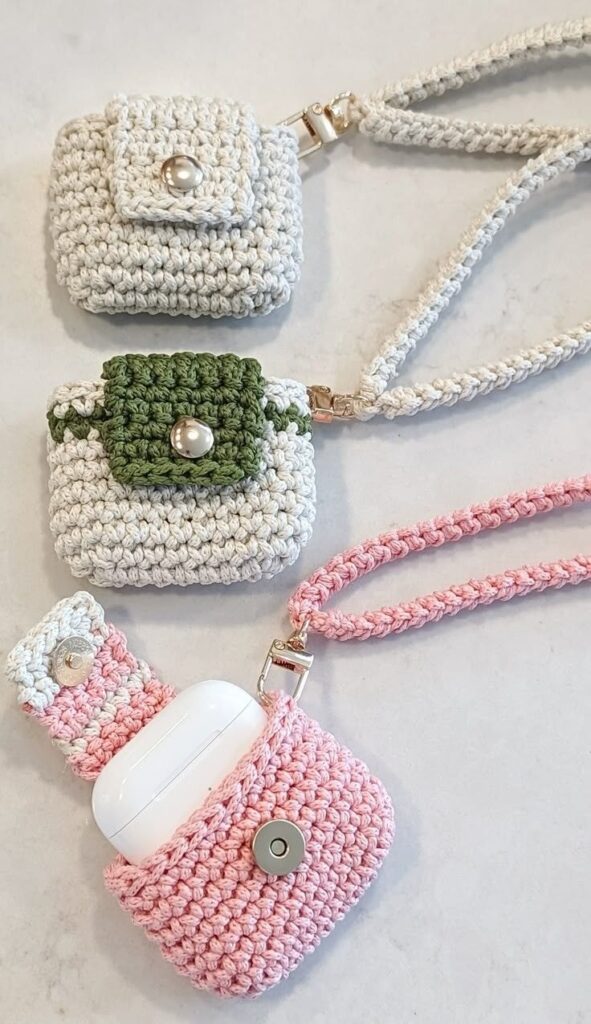 bolsinhas de crochê