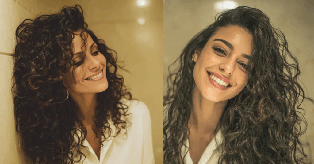 Cabelo Cacheado: 4 Cremes que restauram o seus cabelos do ressecamento com muito brilho! — Imagem meramente ilustrativa gerada por IA, criada sob licença paga para uso exclusivo do site Katia Ribeiro. Todos os direitos de utilização reservados.
