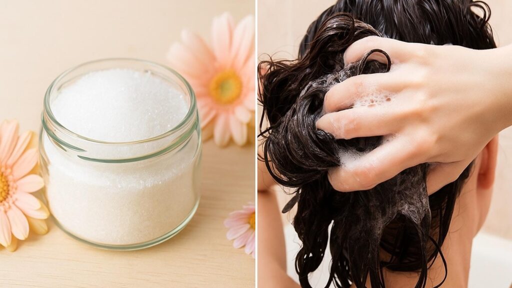 Misturar açúcar com shampoo: um truque que pode transformar o seu cabelo